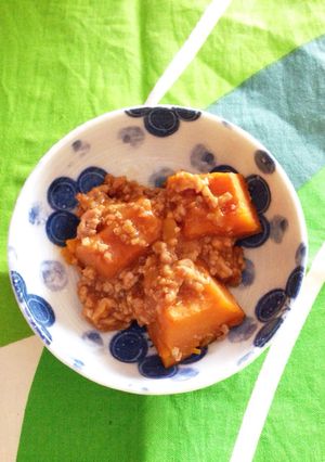 ホクホクかぼちゃdeそぼろあんかけ♡-レシピのメイン写真