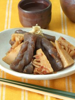 こんにゃくと筍の土佐煮-レシピのメイン写真