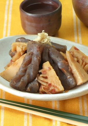 こんにゃくと筍の土佐煮-レシピのメイン写真