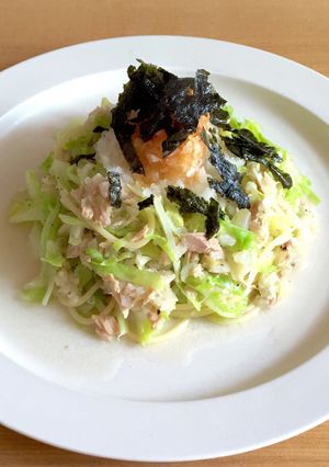 キャベツでかさ増し◎ツナおろしパスタ-レシピのメイン写真