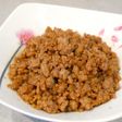 肉そぼろ♡濃い目の味付けでご飯がすすむ!