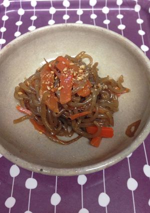 我が家の常備菜 きんぴら糸こんにゃく-レシピのメイン写真