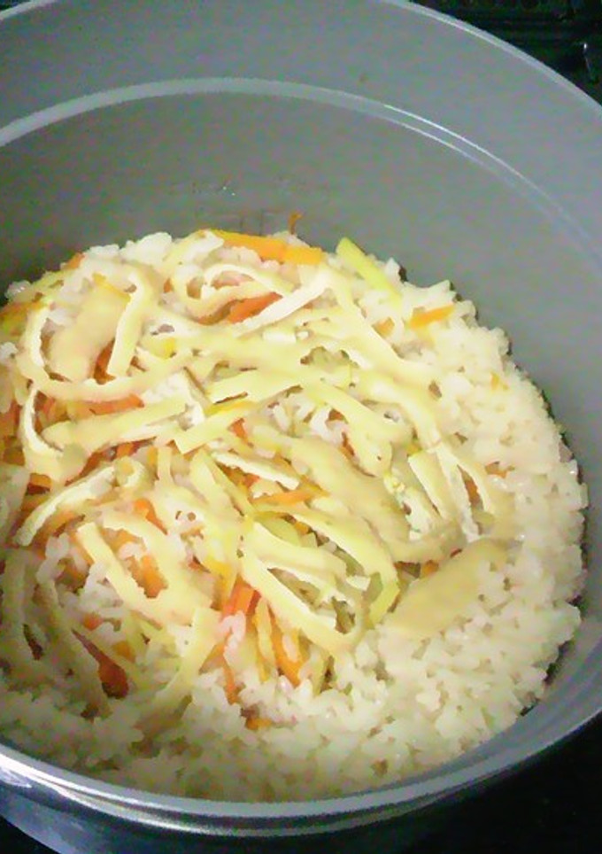 しょうがの炊き込みご飯-レシピのメイン写真