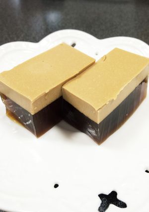 2色のもっちり黒糖ゼリー-レシピのメイン写真