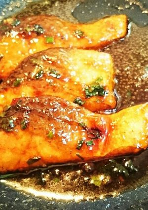 鱒の葱じょうゆ-レシピのメイン写真