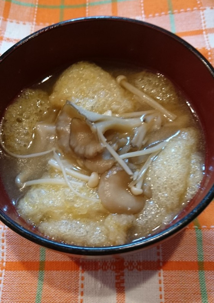舞茸とお揚げのお味噌汁★-レシピのメイン写真