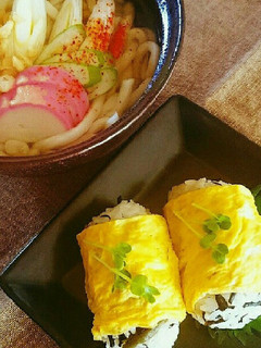 ヒジキの煮物で薄焼きたまごのおにぎり❣❣-レシピのメイン写真