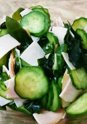 キュウリの酢の物(甘酢和え)-レシピのメイン写真