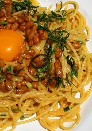 うま～っ☆チャチャッと納豆スパゲティ-レシピのメイン写真