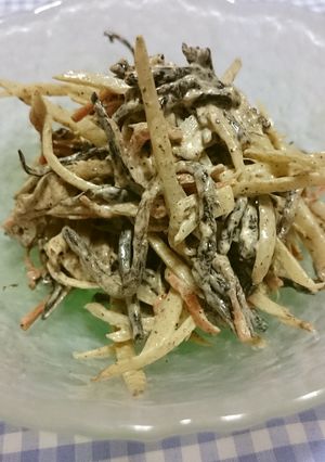 ひじき煮物リメイク♪ひじきとごぼうサラダ-レシピのメイン写真