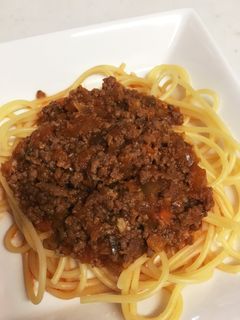 ♪簡単ミートソーススパゲッティ♪-レシピのメイン写真