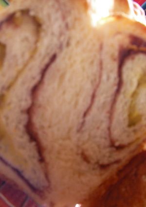 おやつにも朝食にも♪さつまいもあん食パン-レシピのメイン写真