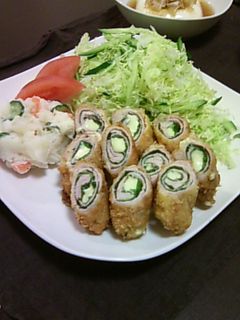 チーズと大葉のくるくる巻きカツ-レシピのメイン写真