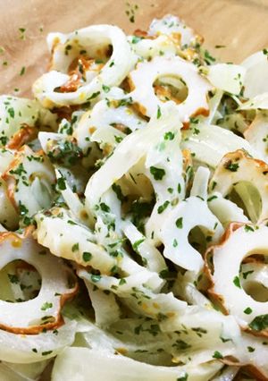 お弁当に！レンチン玉ねぎと竹輪のマヨ醤油-レシピのメイン写真
