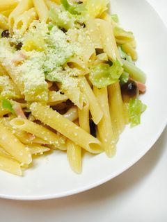 フライパンひとつで♪キャベツのペンネ-レシピのメイン写真