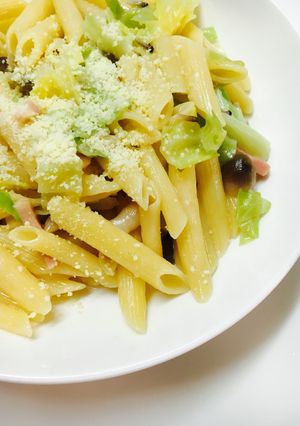 フライパンひとつで♪キャベツのペンネ-レシピのメイン写真
