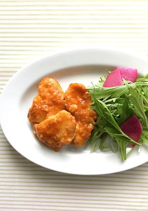鶏胸肉の甘酸っぱ焼き。-レシピのメイン写真