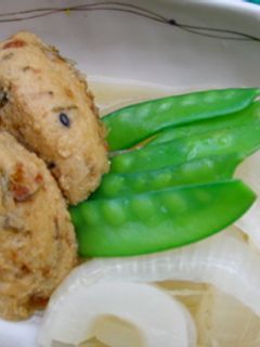 玉ねぎとがんもの薄味煮-レシピのメイン写真