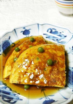 リメイク!いり豆腐でオムレツ~甘酢あん-レシピのメイン写真