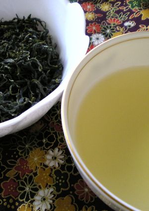 手作り☆緑茶　　電子レンジでお茶作り-レシピのメイン写真