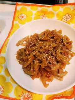 簡単!れんこんとベーコンの炒め煮-レシピのメイン写真