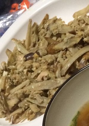 ごぼうとツナの卵炒め-レシピのメイン写真