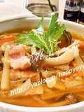 セロリとベーコン☆カレーうどん