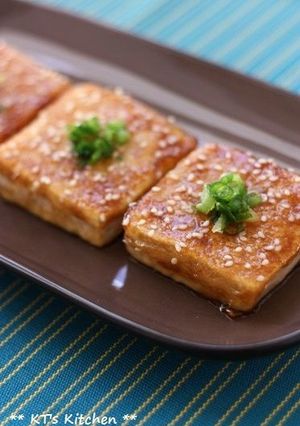 ご飯がすすむ♪豆腐の蒲焼き風-レシピのメイン写真