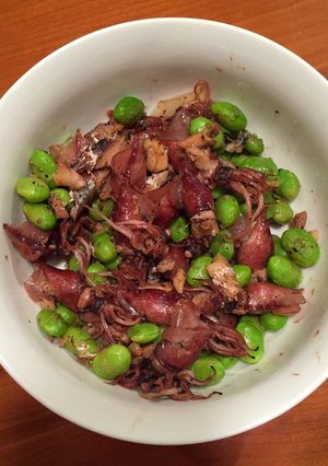 ホタルイカと枝豆のアンチョビ炒め-レシピのメイン写真