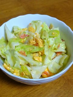 卵とキャベツの炒めもの-レシピのメイン写真