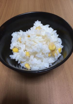 捨てないで！コーン缶汁☆もろこしご飯-レシピのメイン写真