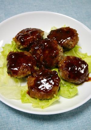簡単！椎茸の肉つつみハンバーグ-レシピのメイン写真