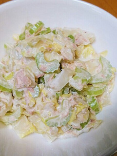 ・白菜・セロリ・シーチキン旨い!-レシピのメイン写真