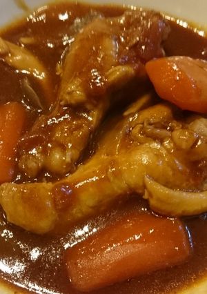 手羽元のデミワイン煮-レシピのメイン写真