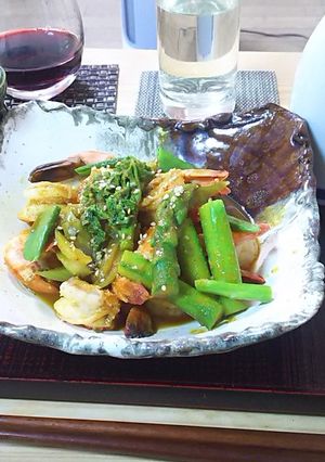海老のヘルシー仕立てカレー風味-レシピのメイン写真
