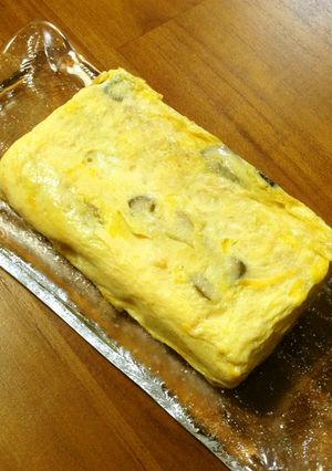☆だし巻き卵 椎茸入ってます-レシピのメイン写真