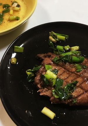 家族が作る☆ネギ乗せ牛タン焼き-レシピのメイン写真