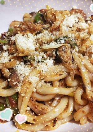 和風イタリアン 鯖缶のトマトソースパスタ-レシピのメイン写真