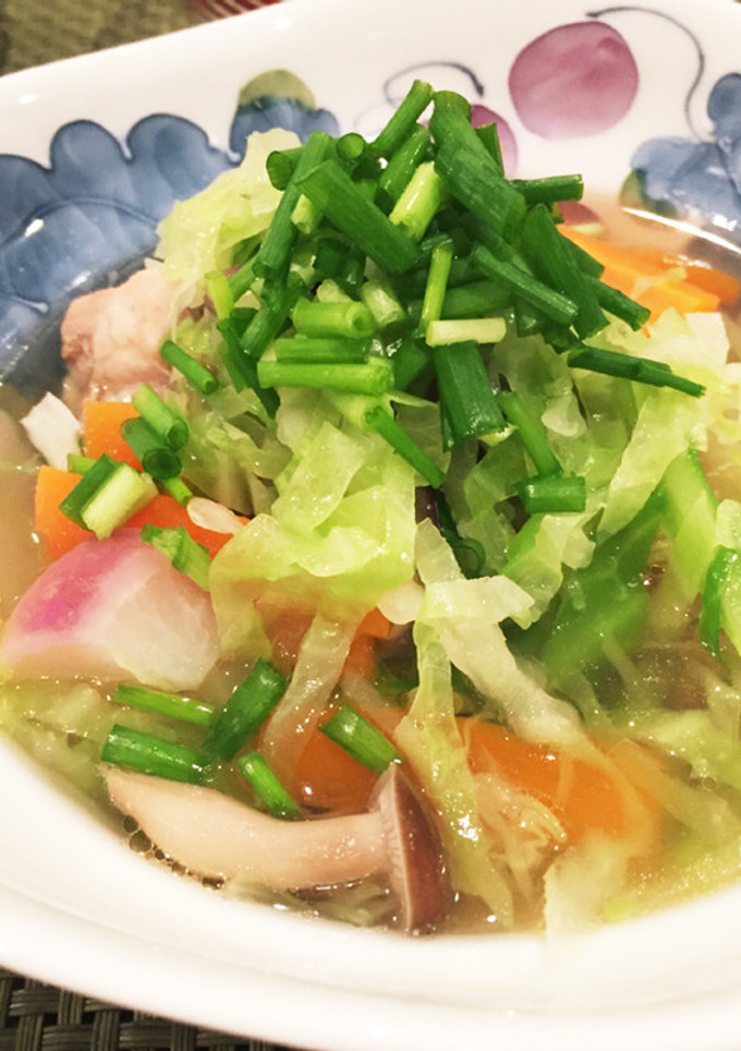 具だくさん野菜と鶏の白だし煮-レシピのメイン写真