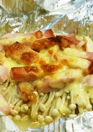 簡単！すぐできる！えのきのホイル焼き-レシピのメイン写真