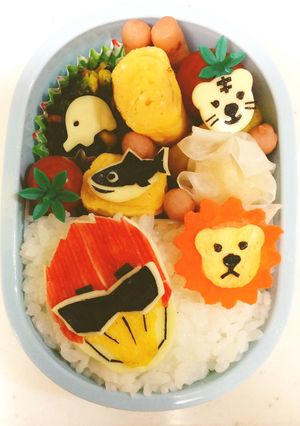 動物戦隊！ジュウオウジャー☆弁当-レシピのメイン写真