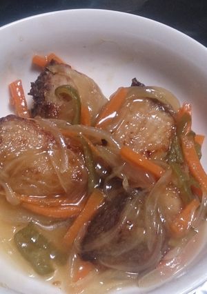ぶりの竜田揚げ 甘酢あんかけ-レシピのメイン写真