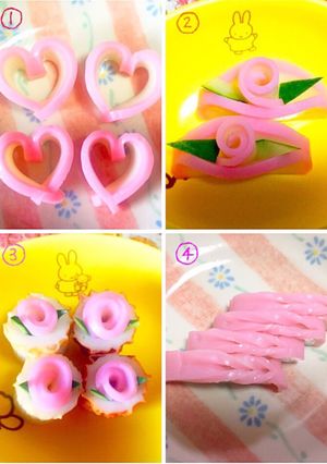 お弁当にも(^ ^)かまぼこ4姉妹 ♪-レシピのメイン写真