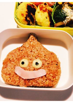 簡単！キャラ弁！ドラクエのスライム♡-レシピのメイン写真