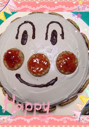 アンパンマンケーキ-レシピのメイン写真