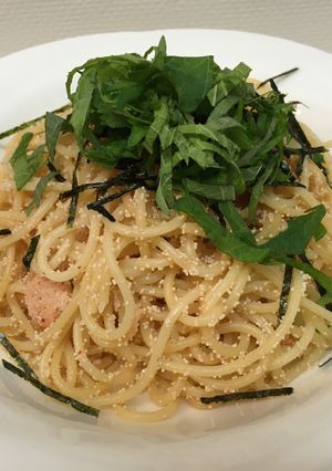 簡単♪ 明太子のバター醤油パスタ 10分-レシピのメイン写真