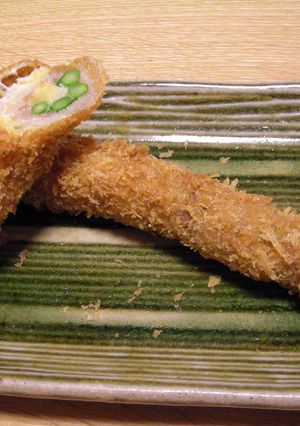 アスパラフライ！意外なもの入り(^o^)-レシピのメイン写真