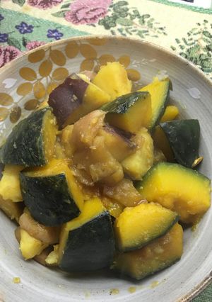りんご好きのカボチャ煮-レシピのメイン写真