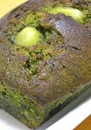 *お茶と黒ごまのパウンドケーキ*-レシピのメイン写真