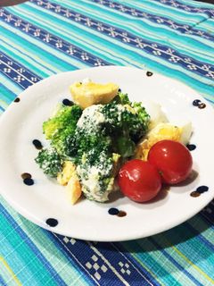 ブロッコリーと卵のミモザサラダ-レシピのメイン写真